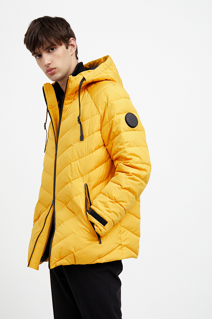 Куртка мужская Finn Flare A20-42000 желтая 56