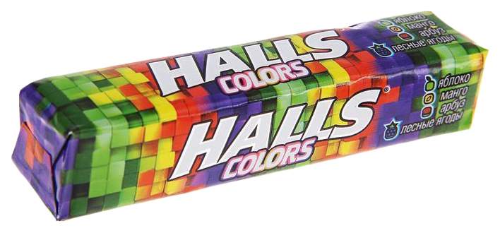 Купить леденцы Halls Colors 25 г, цены на Мегамаркет | Артикул ...