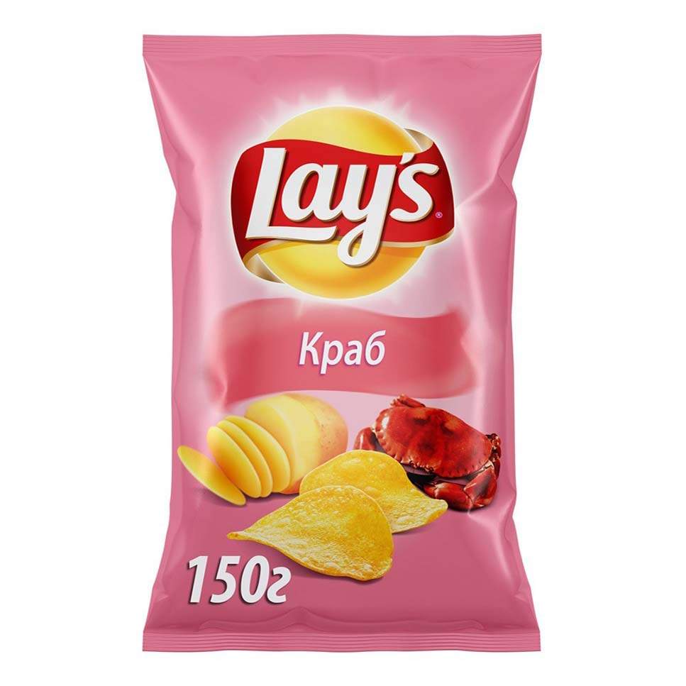 Чипсы lay's краб