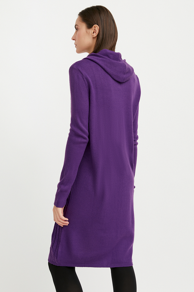 Платье женское Finn Flare W20-32101 фиолетовое 46