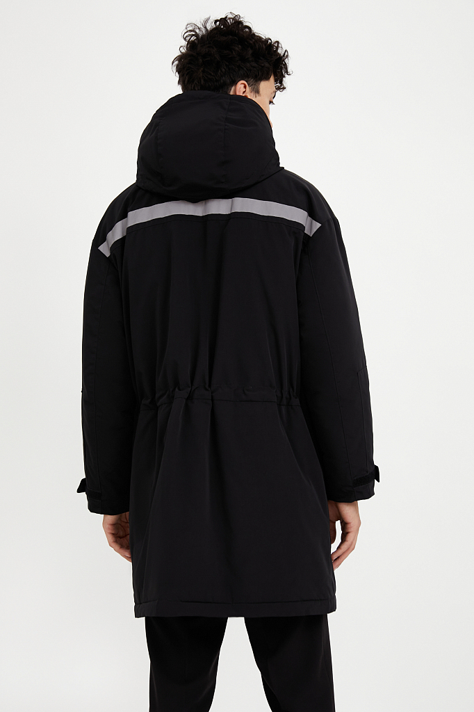 Зимняя куртка мужская Finn Flare W20-61002 черная 54