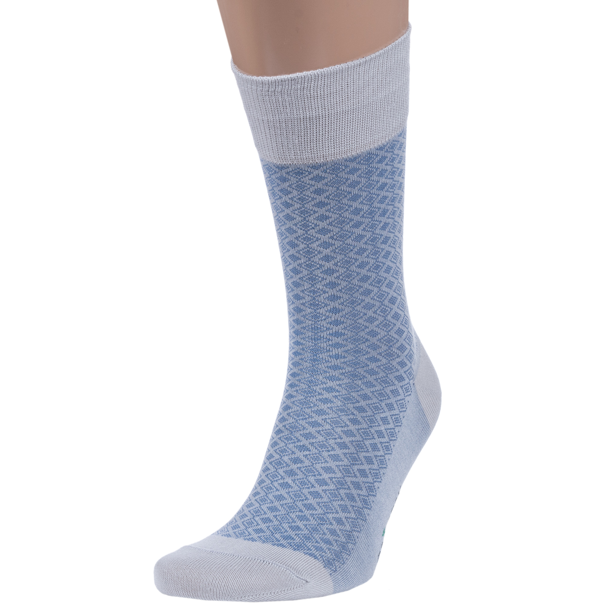 Носки мужские Grinston socks 15D21 голубые 25 - купить в Москве, цены на  Мегамаркет