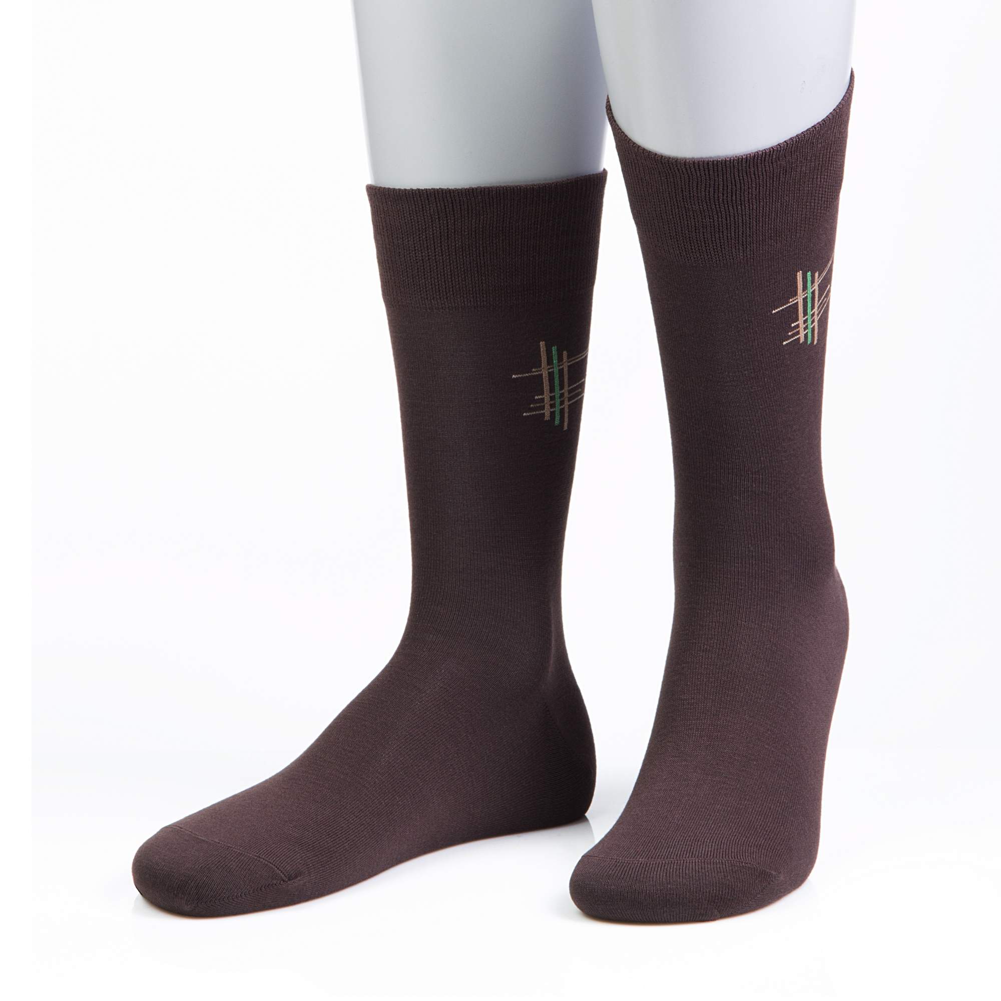 Носки мужские Grinston socks 15D14 коричневые 27