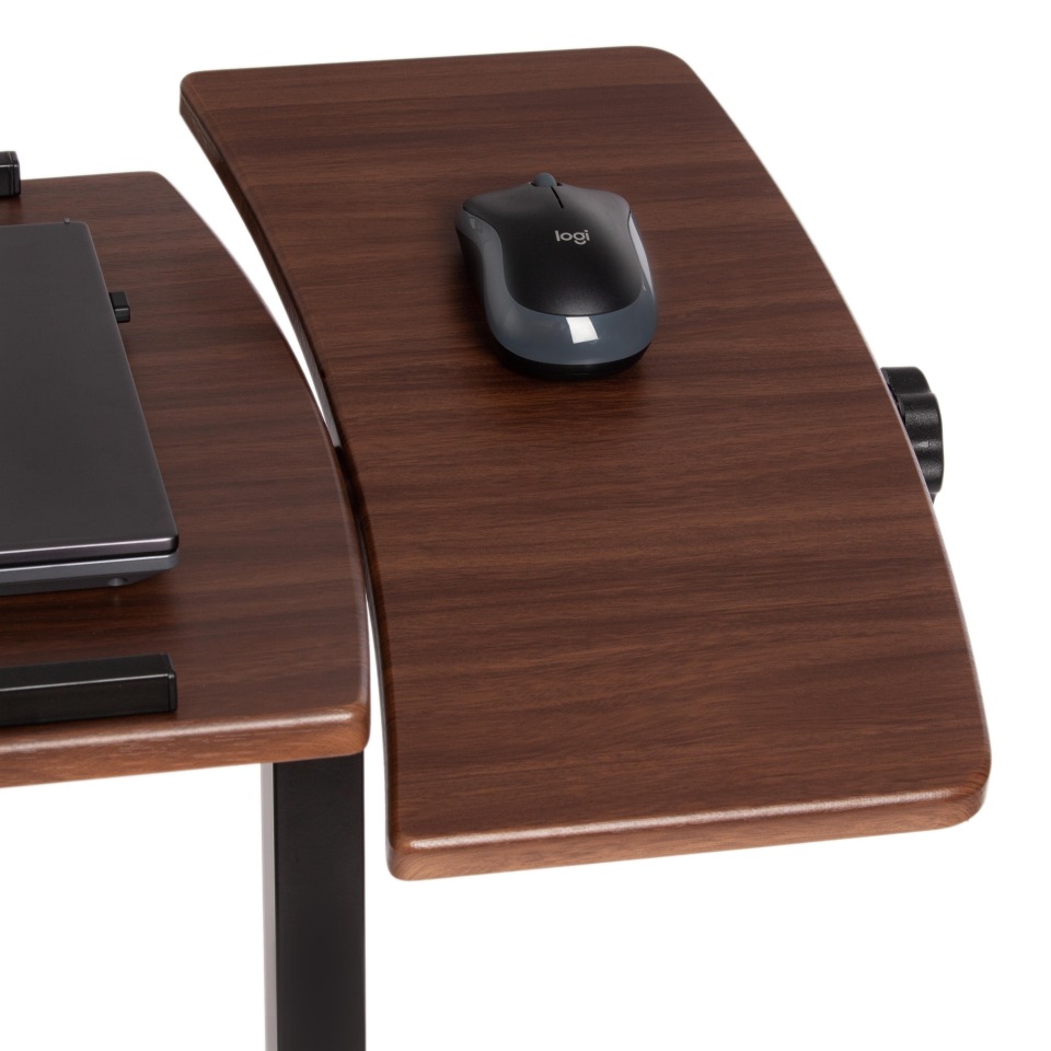 Стол для ноутбука TetChair  LT-01 металл, мдф (коричневый/черный)