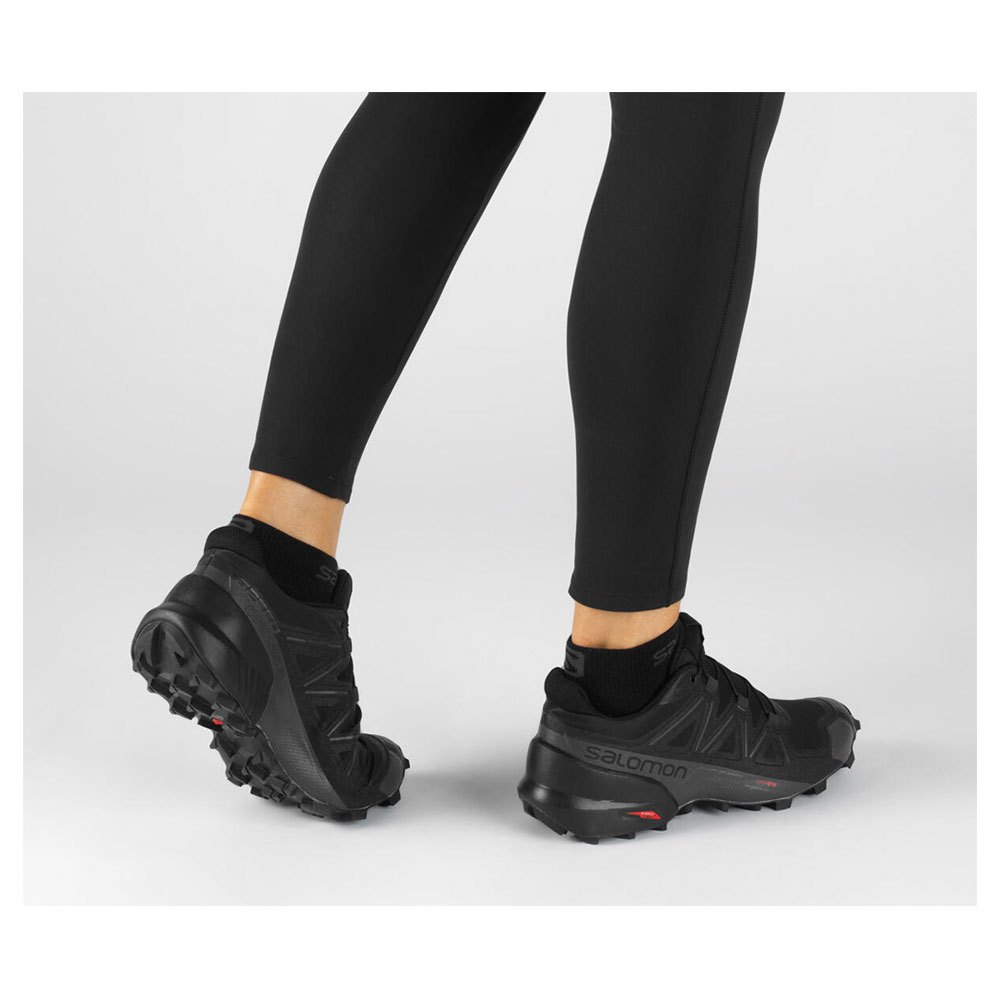 Кроссовки мужские Salomon Speedcross 5 Gtx черные 8 UK - купить в Москве,  цены на СберМегаМаркет