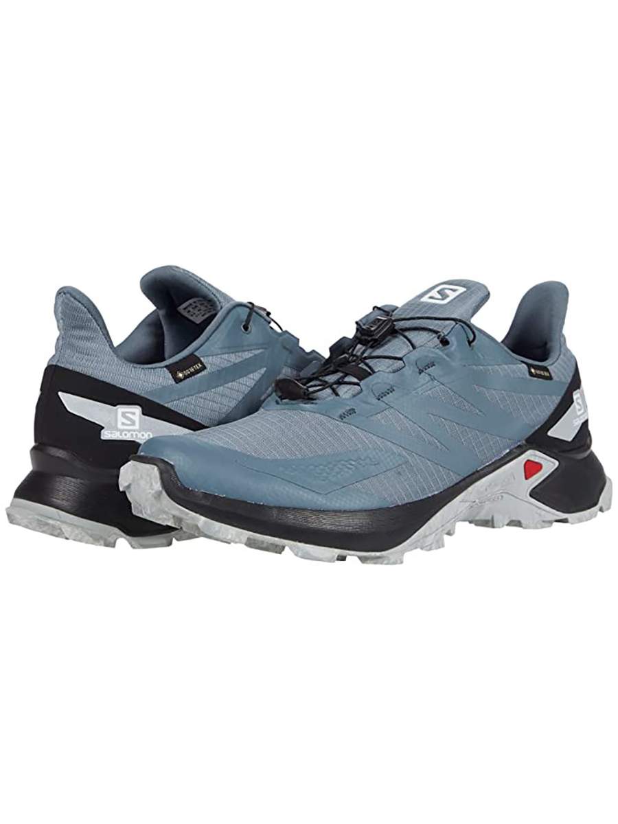 Кроссовки мужские Salomon Supercross Blast Gtx серые 9 UK - купить в  Москве, цены на СберМегаМаркет