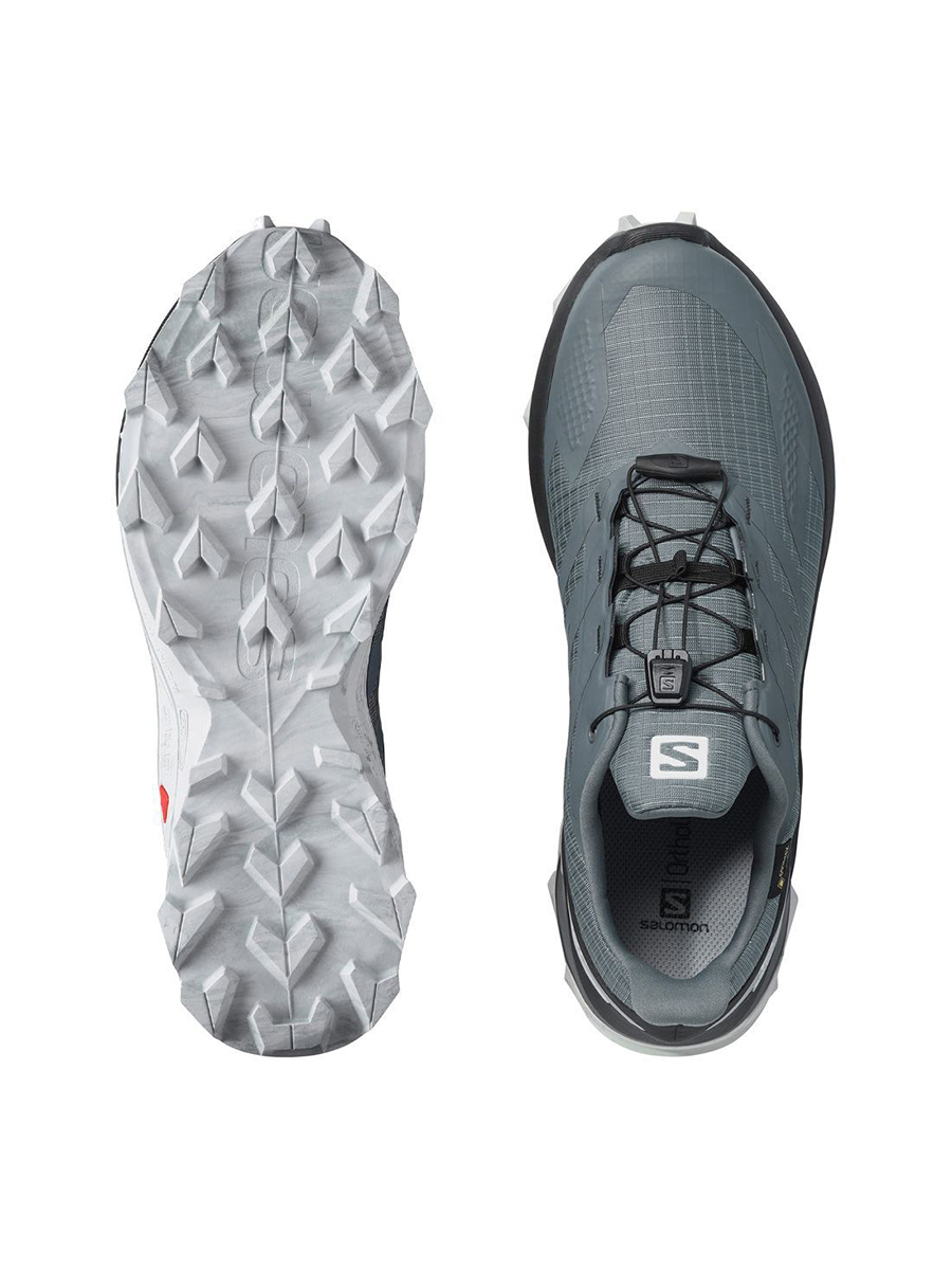 Кроссовки мужские Salomon Supercross Blast Gtx серые 9 UK - купить в  Москве, цены на СберМегаМаркет