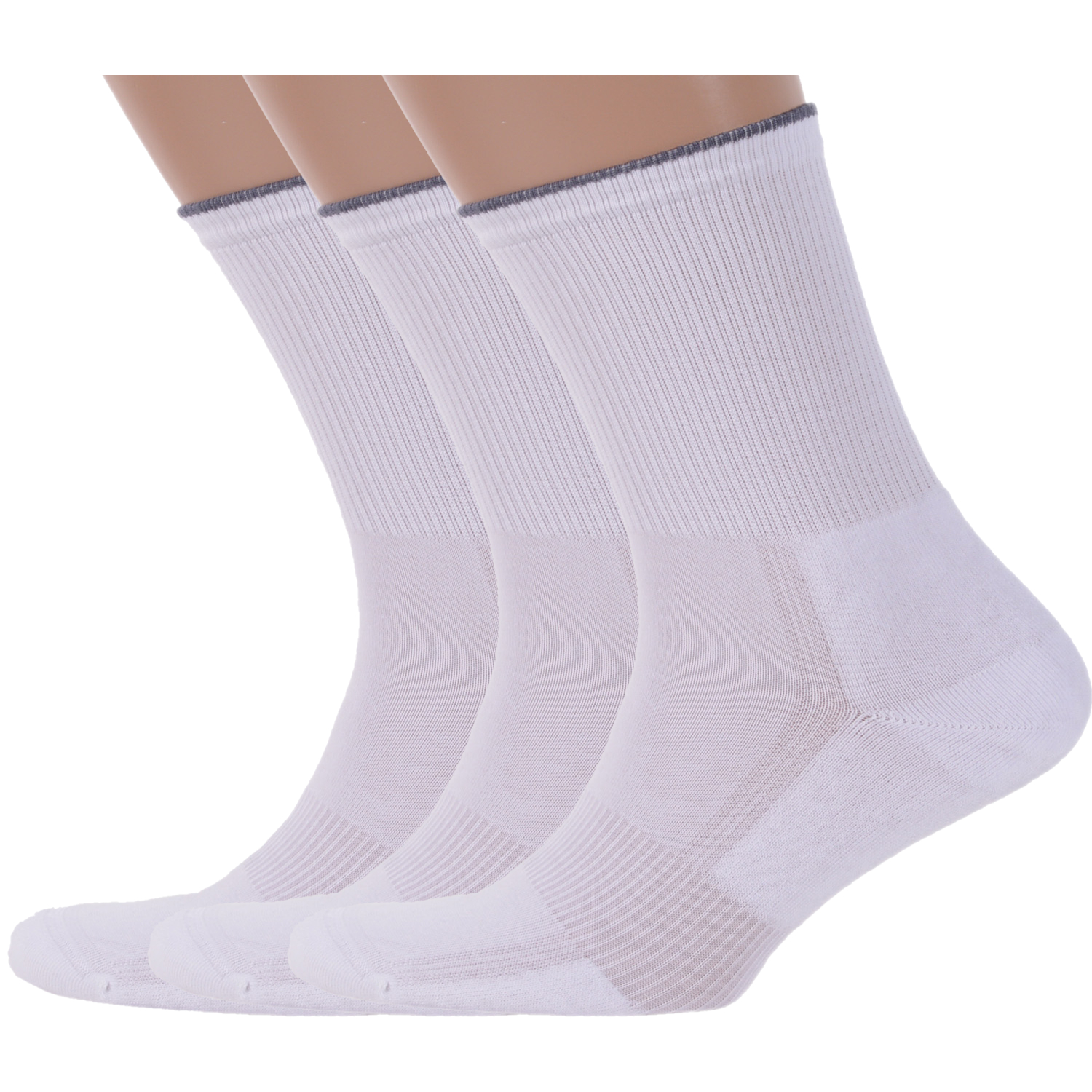 Набор носков мужской LorenzLine белый 29 (43-44)