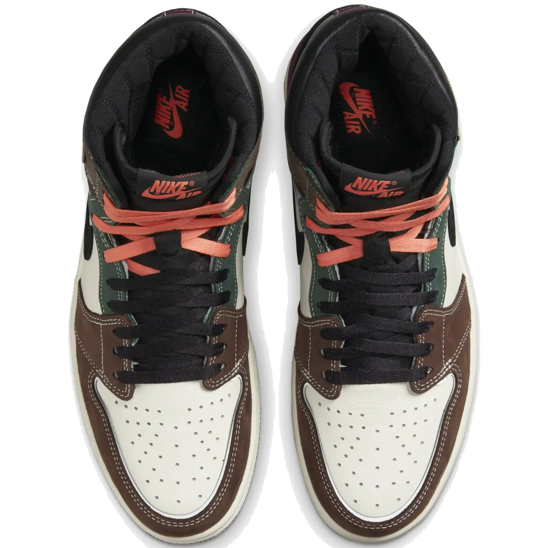 Кроссовки мужские Jordan AIR JORDAN 1 RETRO HIGH OG черные 48.5 EU - купить  в Москве, цены на СберМегаМаркет
