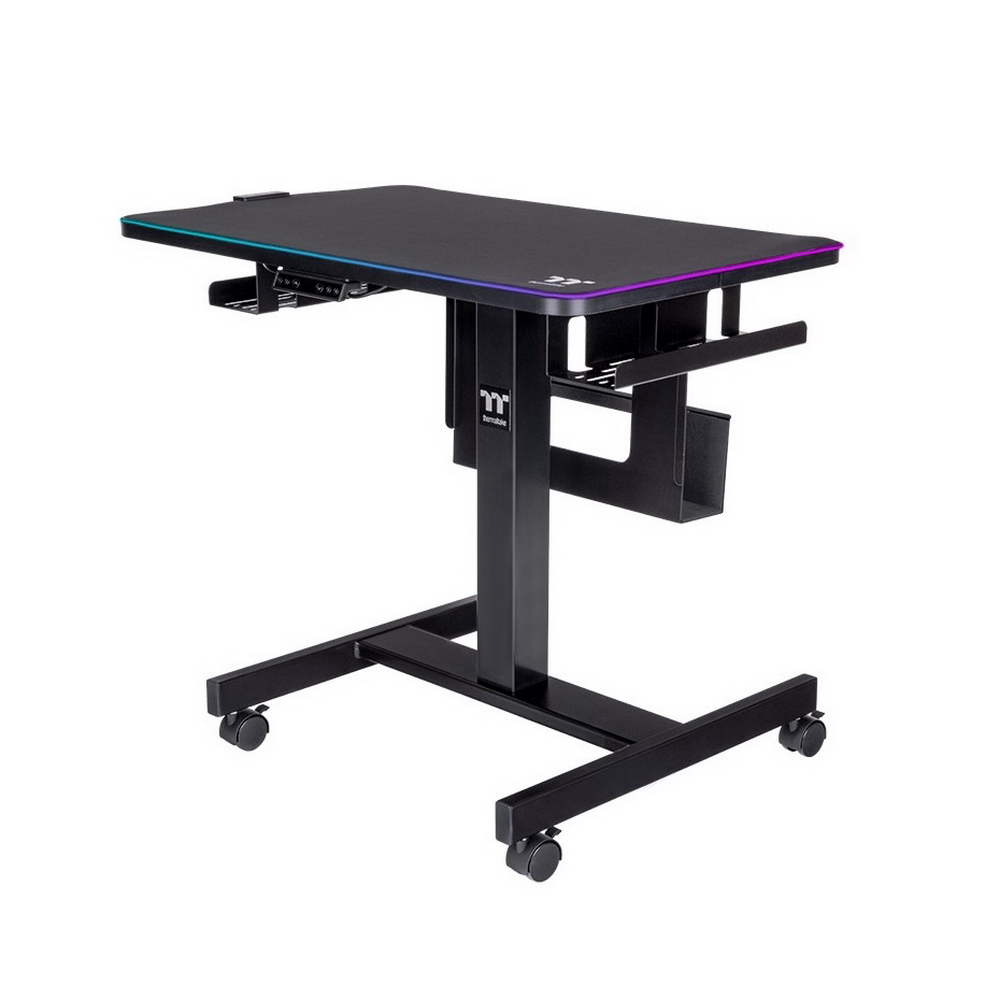 Игровой стол Thermaltake Cycledesk GGD-CDW-BKEIRW-01, черный – купить в Москве, цены в интернет-магазинах на Мегамаркет