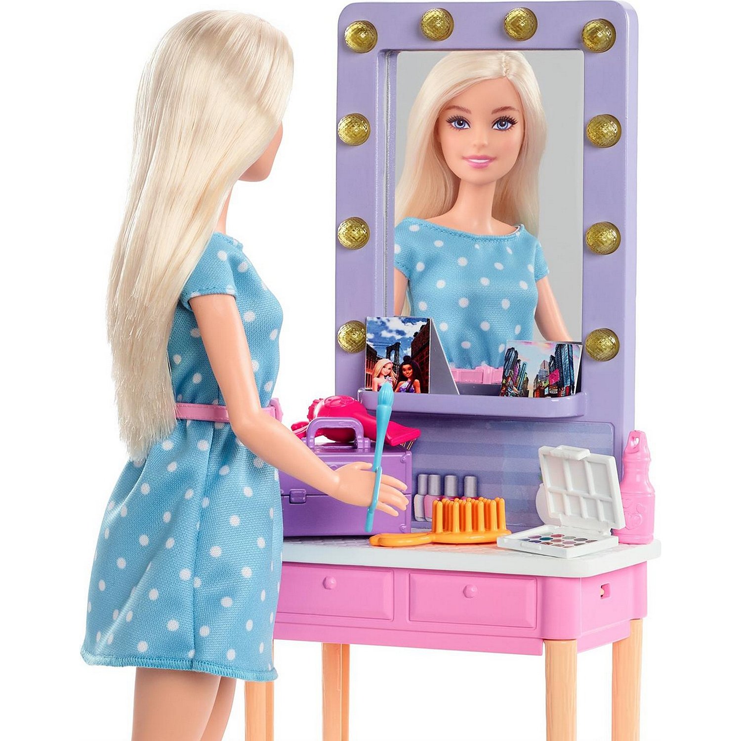 Купить игровой набор Mattel Barbie Малибу с аксессуарами GYG39, цены на  Мегамаркет