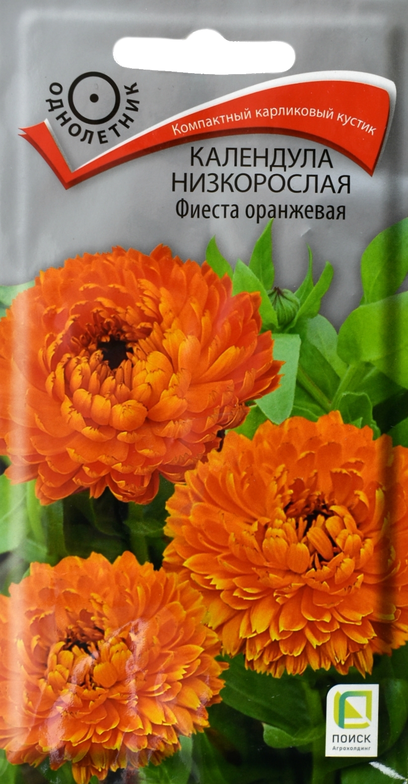 Семена "Календула низкорослая. Фиеста оранжевая" (вес: 0,3 грамма)