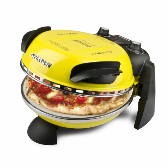 Пиццамейкер - мини печь для выпечки пиццы G3 ferrari Delizia G10006 Yellow, желтая