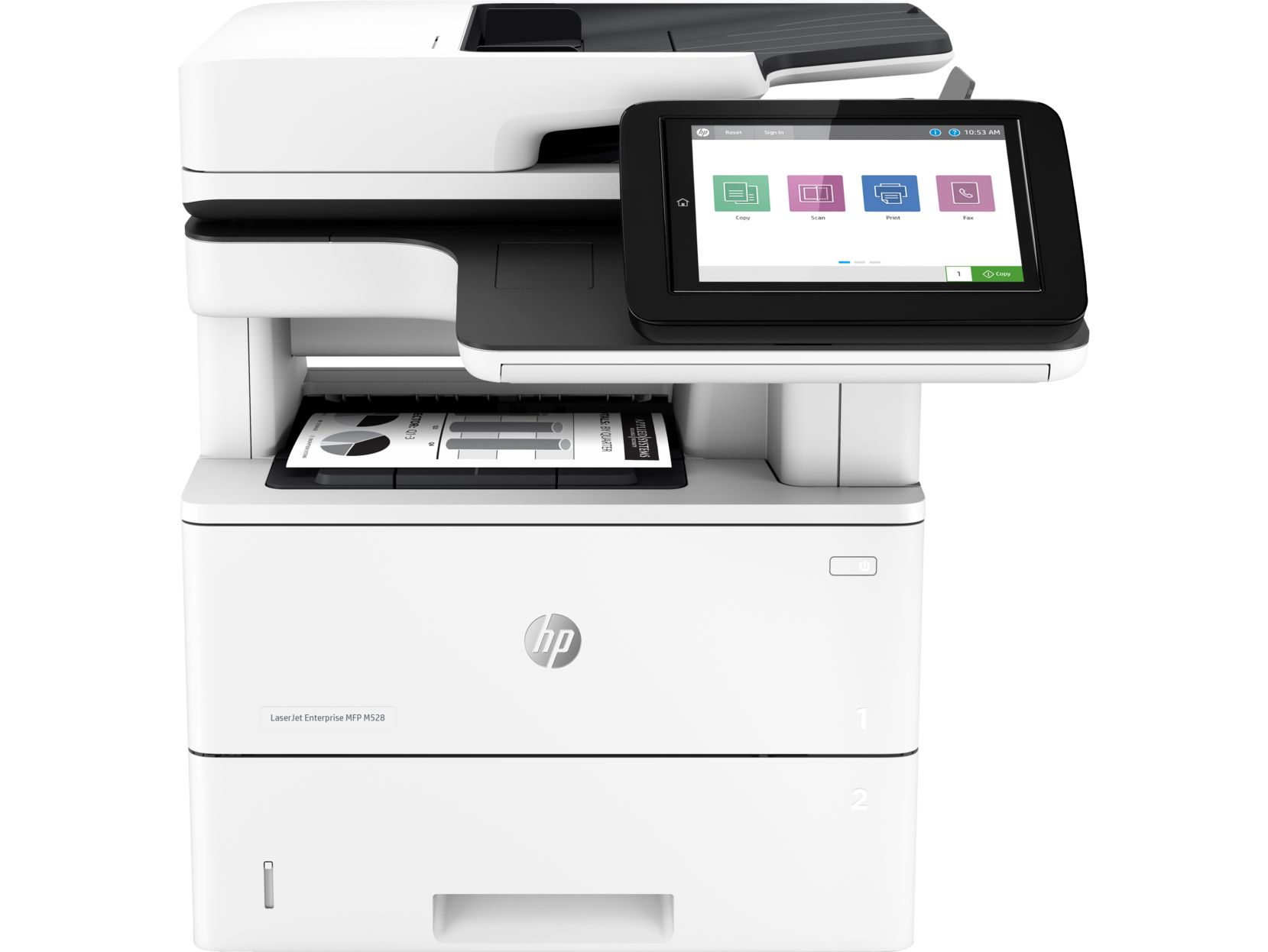 Лазерное МФУ HP LaserJet Enterprise M528dn (1PV64A), купить в Москве, цены в интернет-магазинах на Мегамаркет