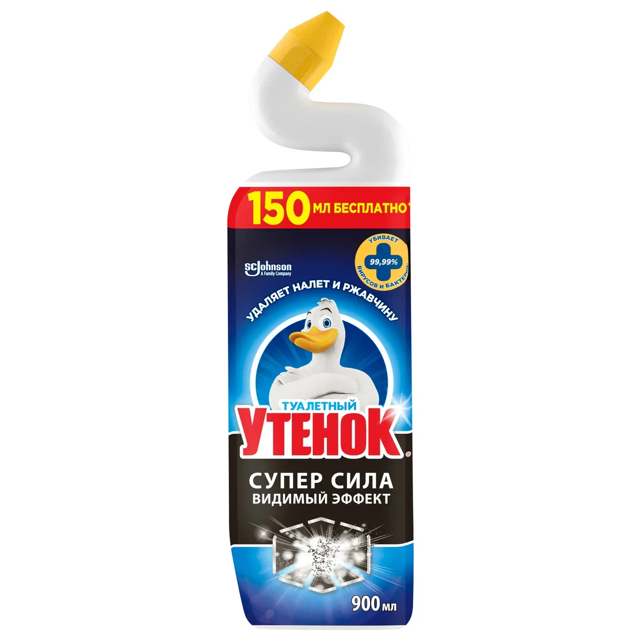 Чистящее средство для унитаза Туалетный Утенок "Видимый Эффект", 900 мл ...
