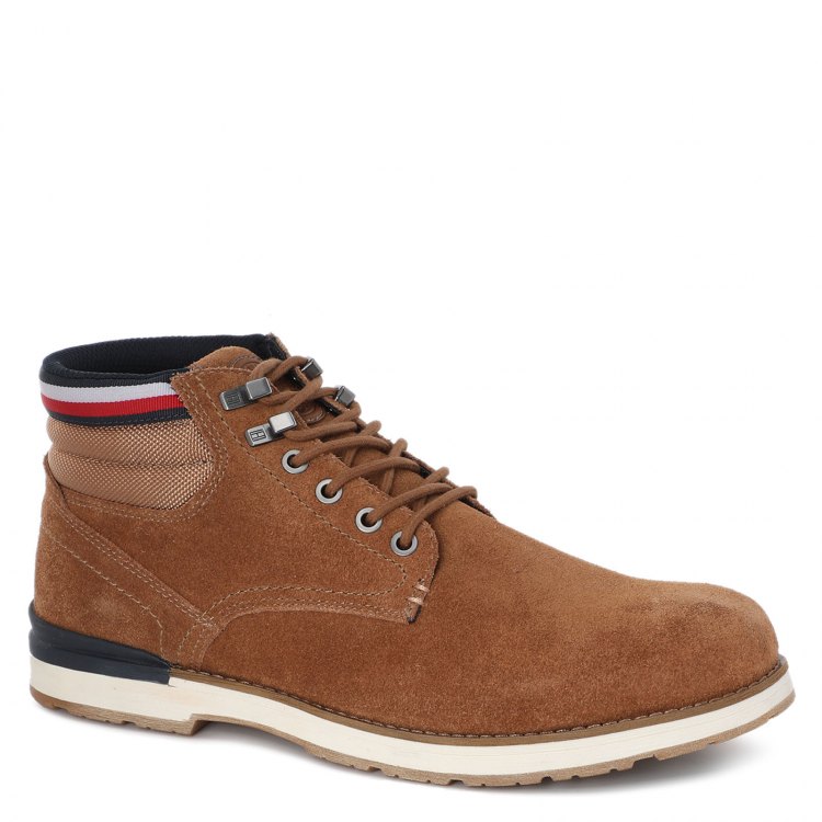 Мужские ботинки TOMMY HILFIGER OUTDOOR SUEDE HILFIGER BOOT FM0FM03817 цв. коричневый 41 EU