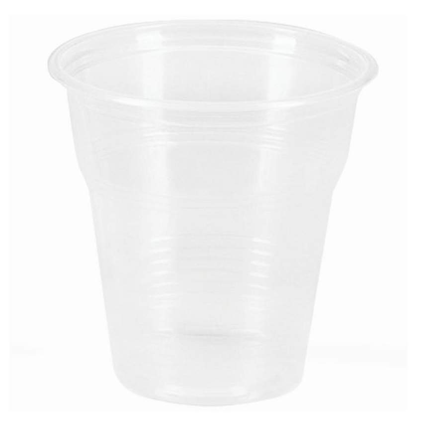 Стаканы одноразовые Наш лидер пластиковые прозрачные 100 мл 20 шт ...