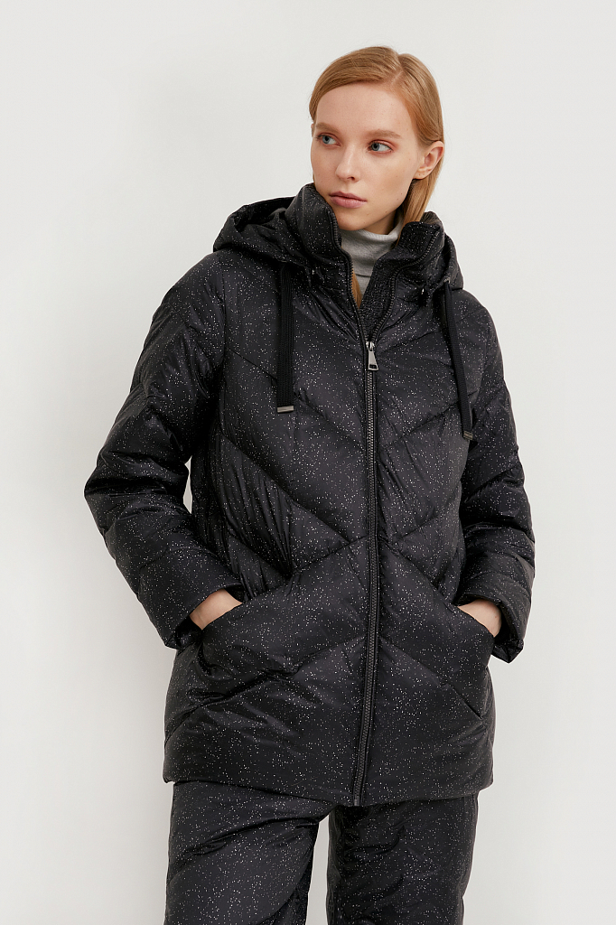 Куртка женская Finn Flare W20-12018 черная S