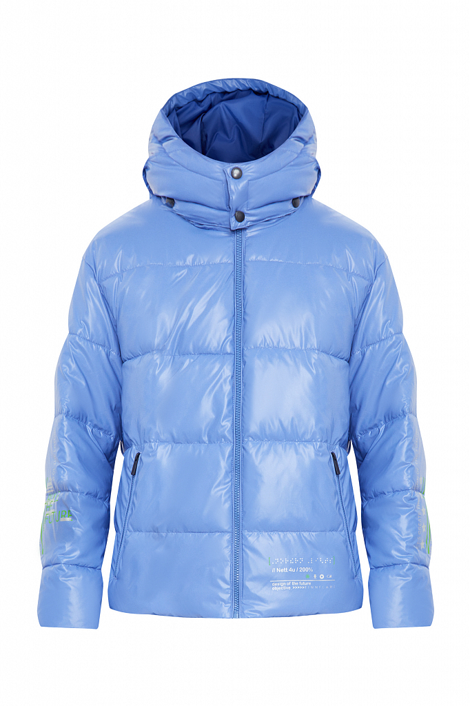 Куртка мужская Finn Flare W20-42015 голубая 2XL
