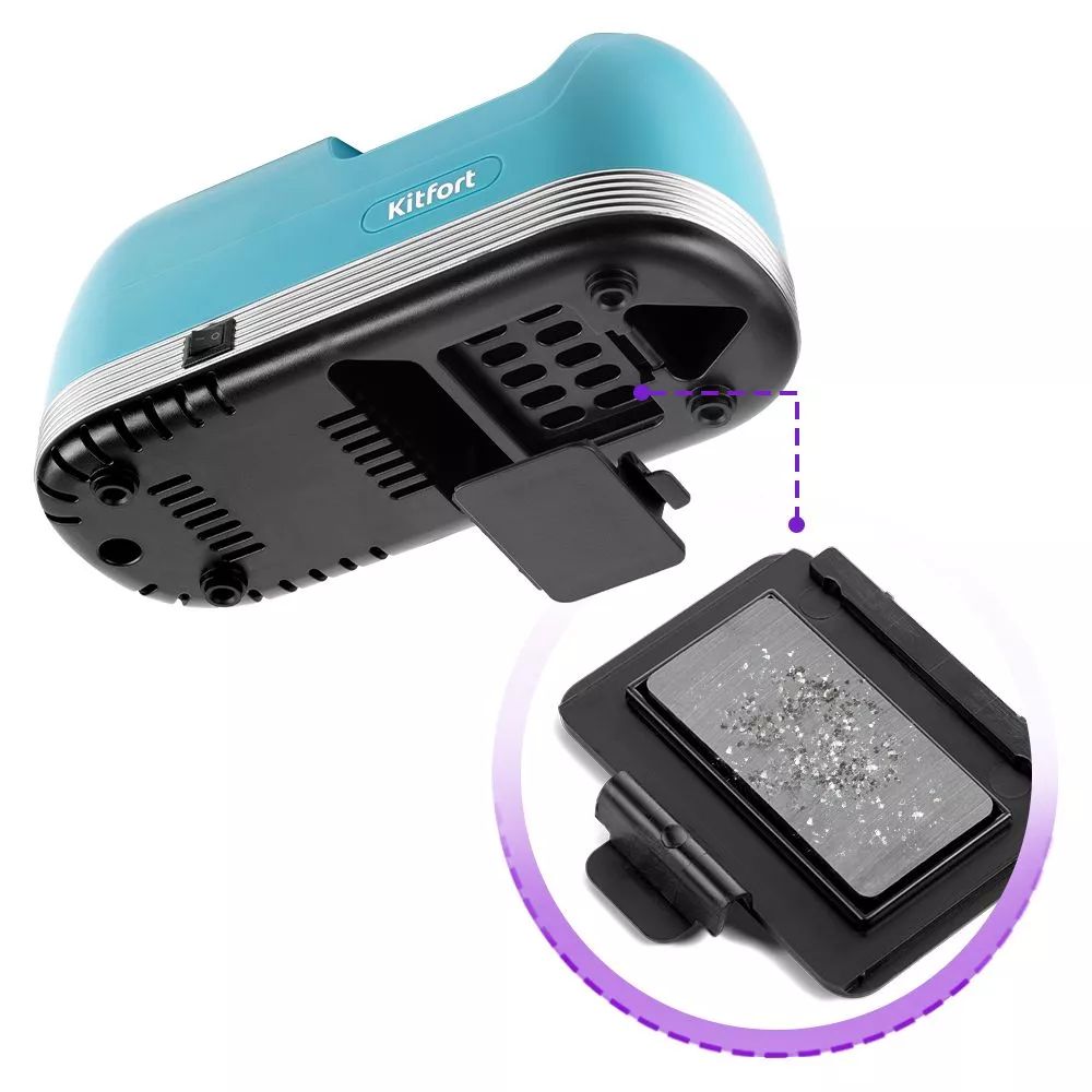 Электроточилка для ножей Kitfort КТ-4069-2 темно-бирюзовый купить в ...