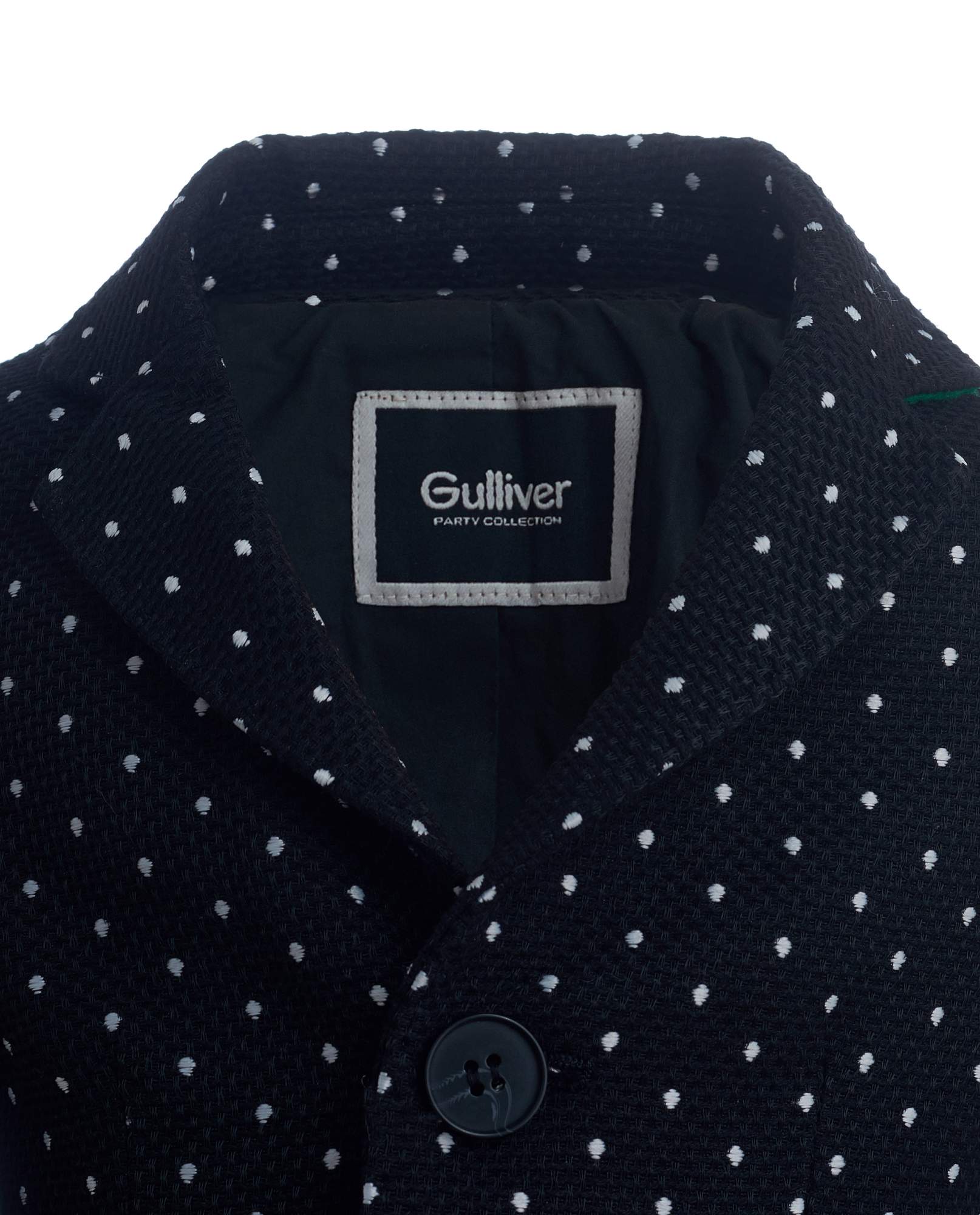 Пиджак для мальчиков Gulliver, цв. черный, р.80