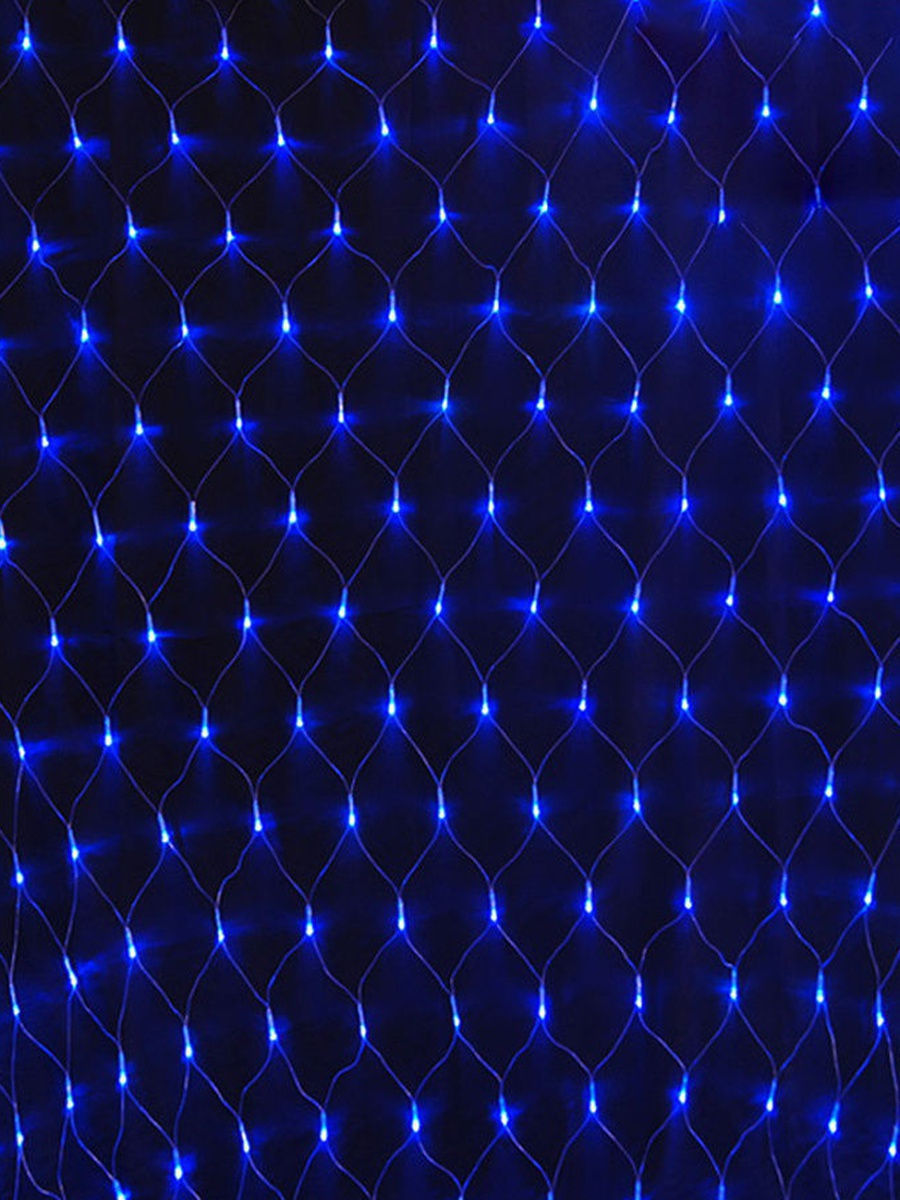 Электрогирлянда Сетка 500 LED, 3х2 м (Цвет: Синий  )