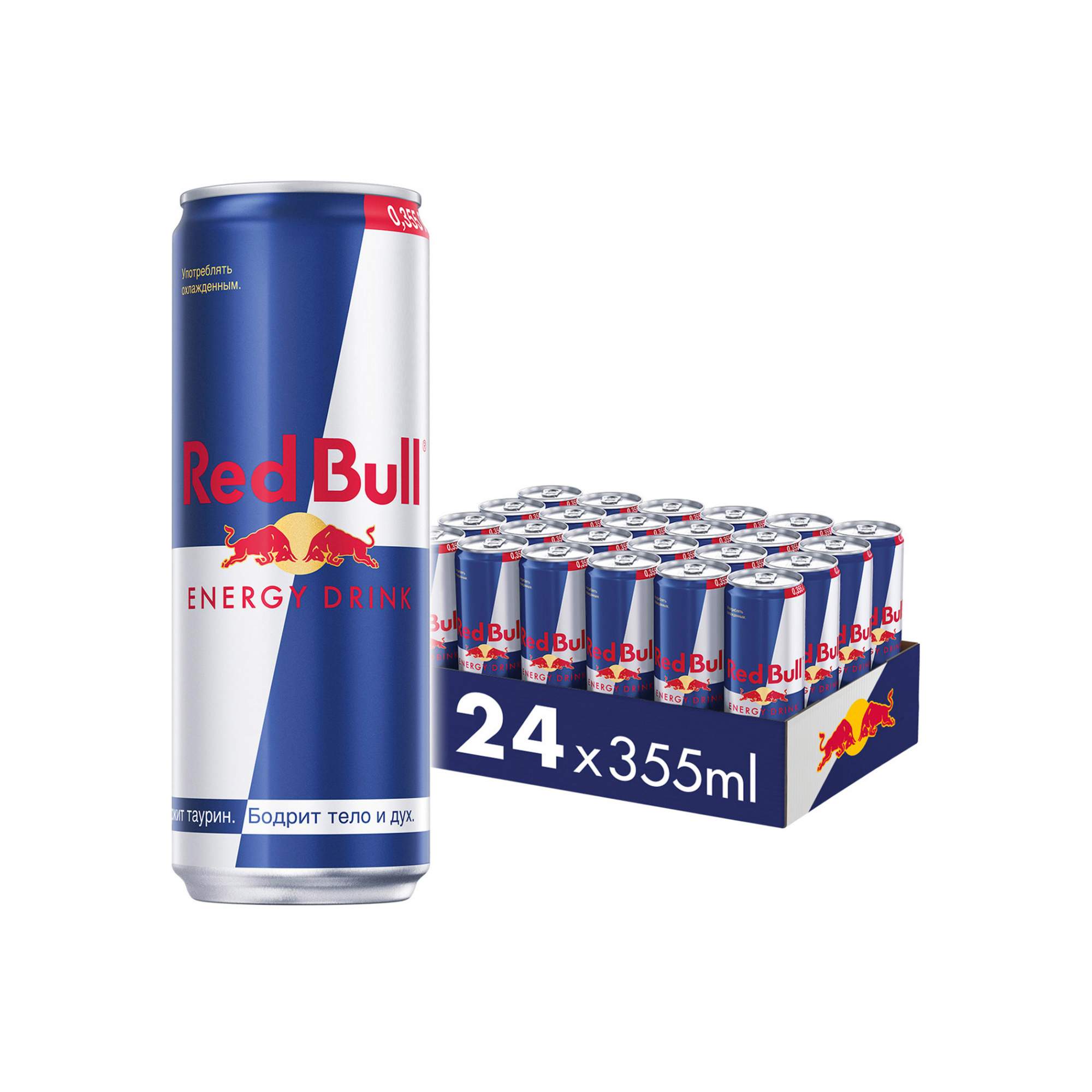 Энергетический напиток Red Bull 355 мл x 24 шт. - купить в Москве, цены на  Мегамаркет | 100024030157