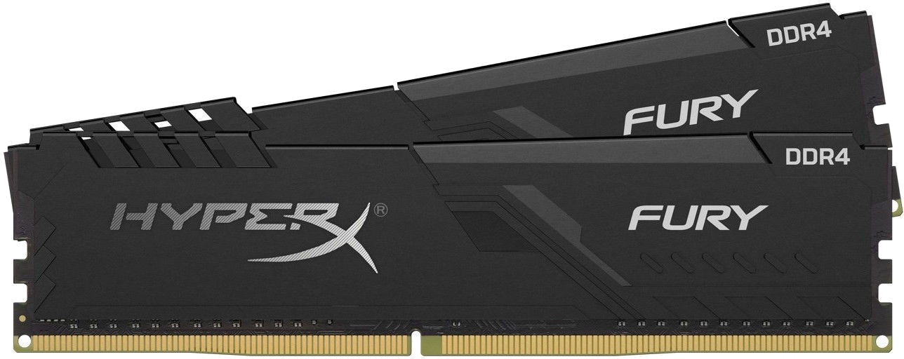 Оперативная память Kingston HyperX FURY Black HX426C16FB4K2/32 DDR4 32GB, купить в Москве, цены в интернет-магазинах на Мегамаркет