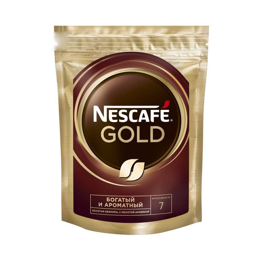 Кофе Nescafe gold растворимый сублимированный 750 г - купить в ООО ДАР, цена на Мегамаркет