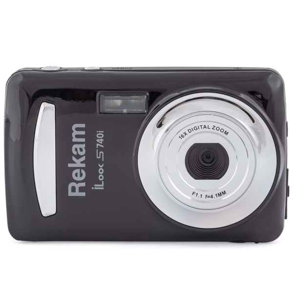 Фотоаппарат цифровой компактный Rekam iLook S740i Black, купить в Москве, цены в интернет-магазинах на Мегамаркет