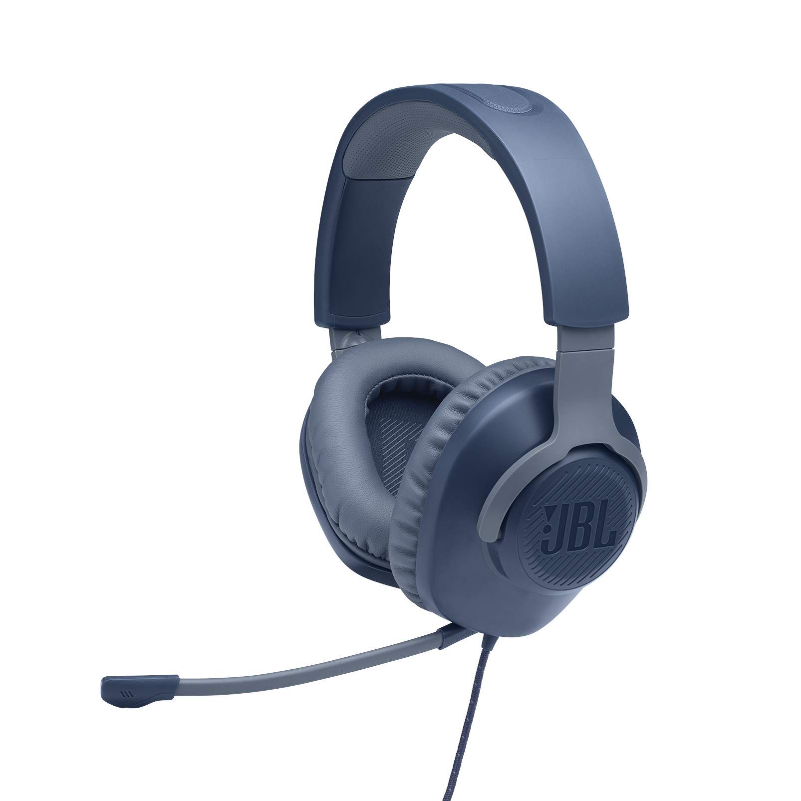 Игровая гарнитура JBL Quantum 100 Blue - купить на Мегамаркет