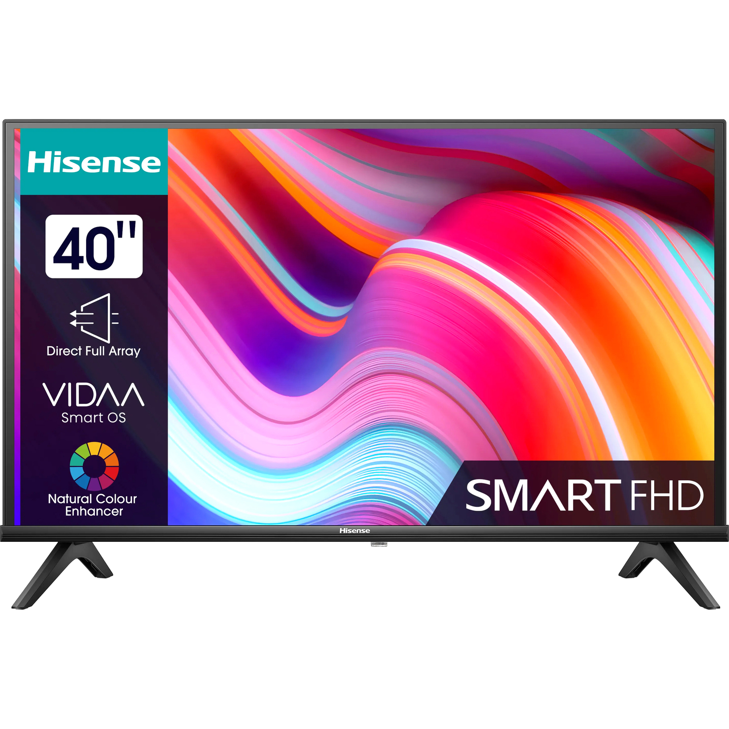 Телевизор HISENSE 40A4K, 40"(102 см), FHD, купить в Москве, цены в интернет-магазинах на Мегамаркет