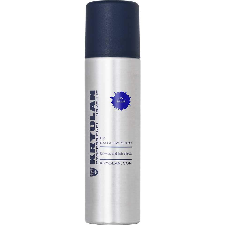 Купить лак для волос Kryolan UV-Dayglow Spray флуоресцентный тон Голубой 150 мл, цены на Мегамаркет | Артикул: 600002309300