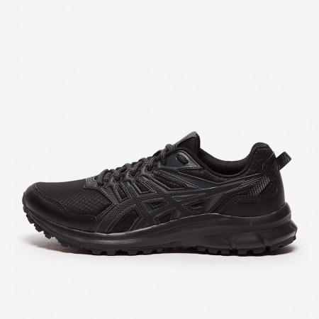 all black asics trainers