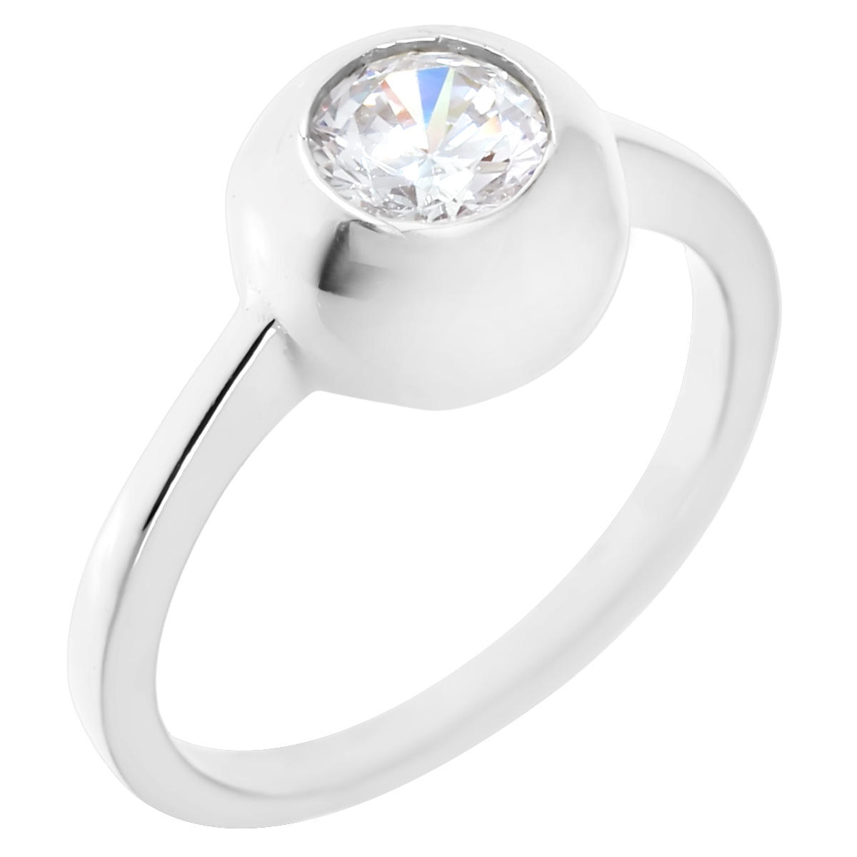 Кольцо из серебра с фианитом р. 18 Balex Jewellery 1422910286