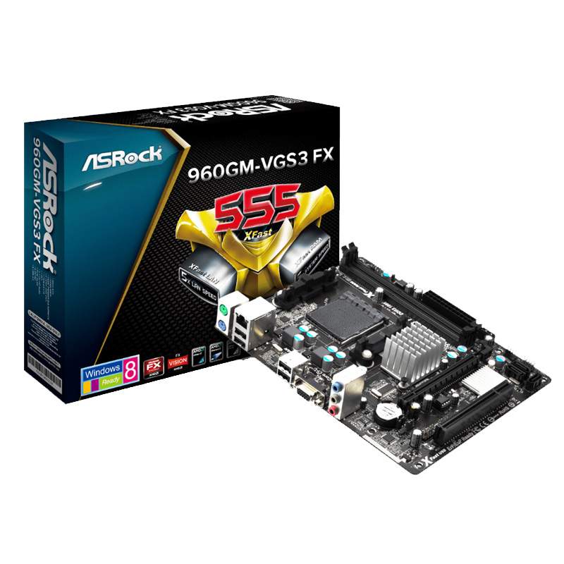 Материнская плата ASRock 960GM-VGS3 FX - характеристики и описание на Мегамаркет | 100032040319