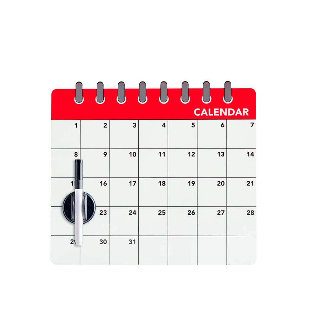 Магнитная доска с маркером Calendar