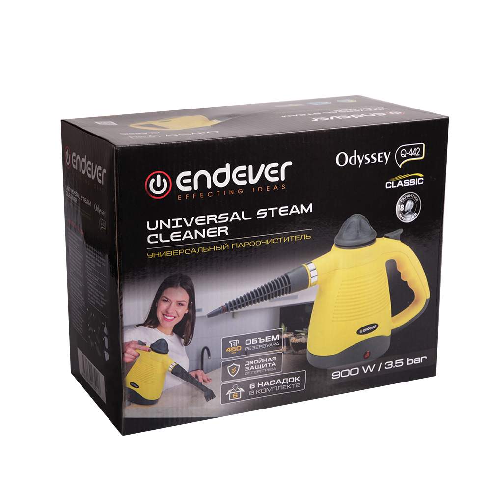 Паровой очиститель Endever Odyssey Q-442 Yellow