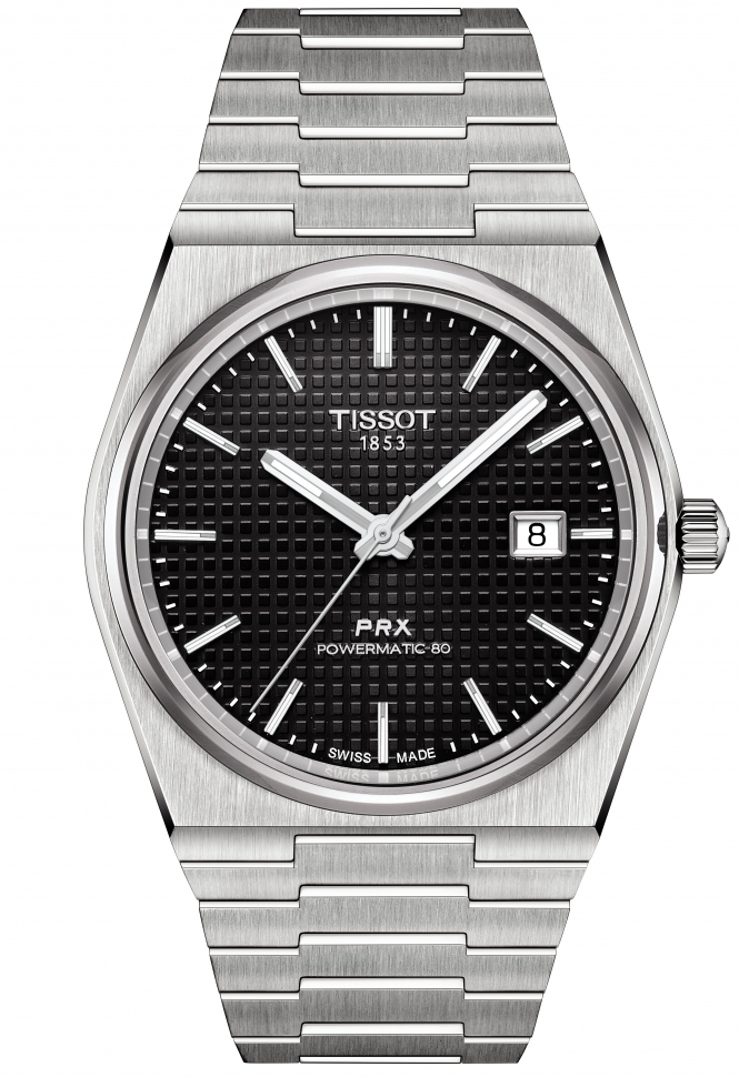 Наручные часы Tissot PRX Powermatic 80 T137.407.11.051.00 - купить, цены на Мегамаркет