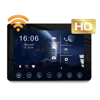 Комплект видеодомофона JVS SPARK HD WIFI BLACK