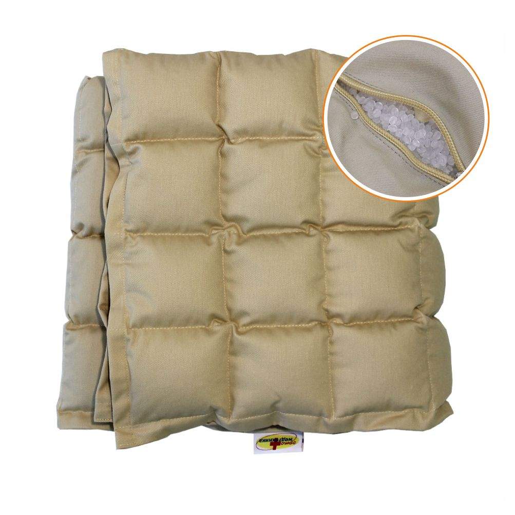 Утяжеленное одеяло ОртоМедтехника 85х125 см 4,4 кг бежевый ОМТ-10.1 купить в интернет-магазине, цены на Мегамаркет
