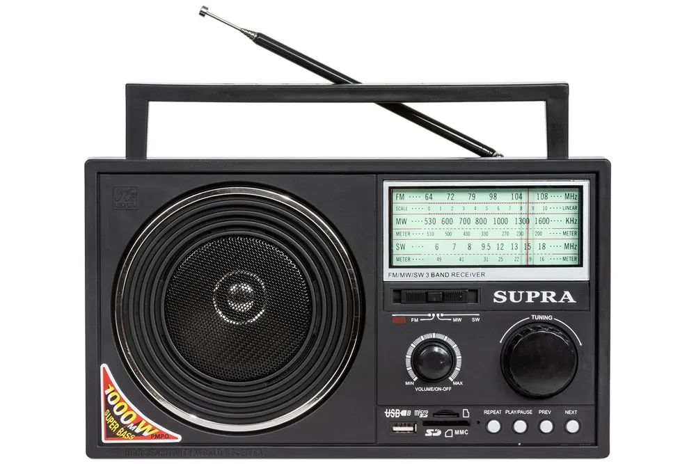 Радиоприемник SUPRA ST-25U - купить в kawaii, цена на Мегамаркет