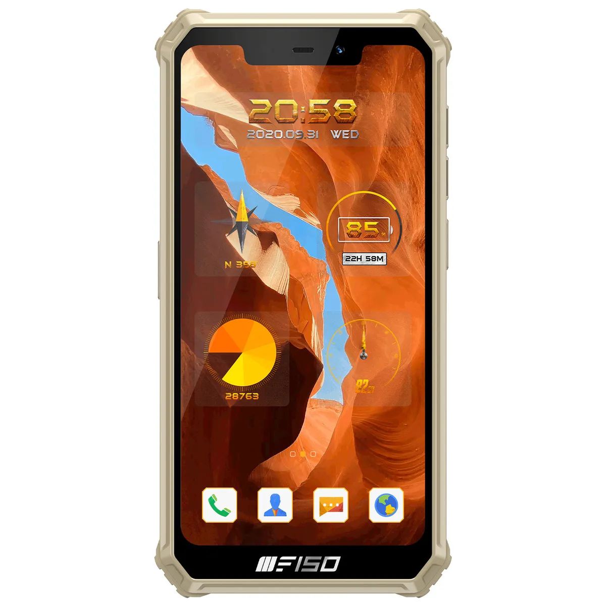 Смартфон Oukitel F150 6/64GB Sahara, купить в Москве, цены в  интернет-магазинах на Мегамаркет