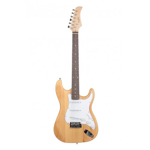 Купить электрогитара Stratocaster Fabio ST100 N (S/S/S), натуральная, цены на Мегамаркет | Артикул: 600002643273