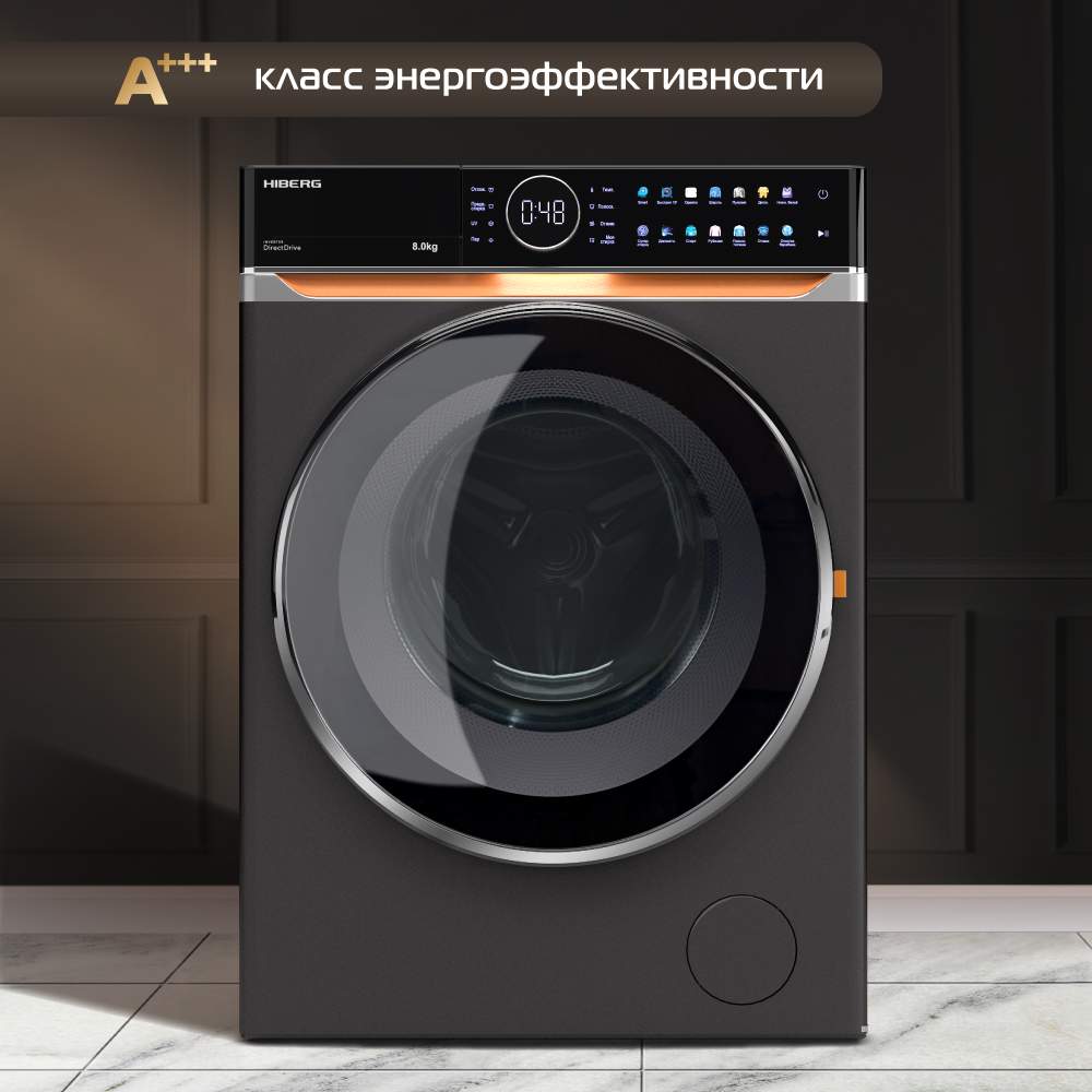 Стиральная машина Hiberg i-DDQ10 - 814 Sd серебристый, серый - отзывы  покупателей на маркетплейсе Мегамаркет | Артикул: 600012857729