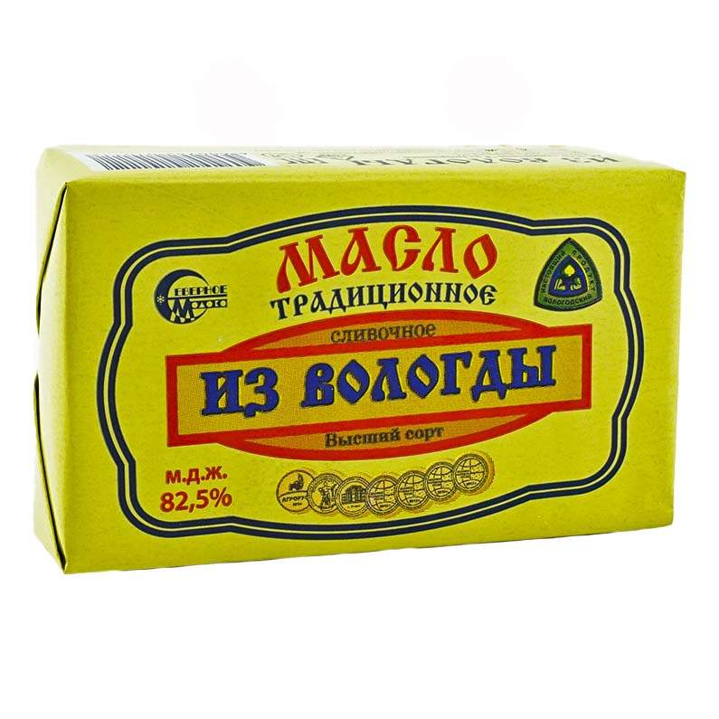 Масло традиционн из вологды бзмж жир. 82.5 % 180 г фольга россия