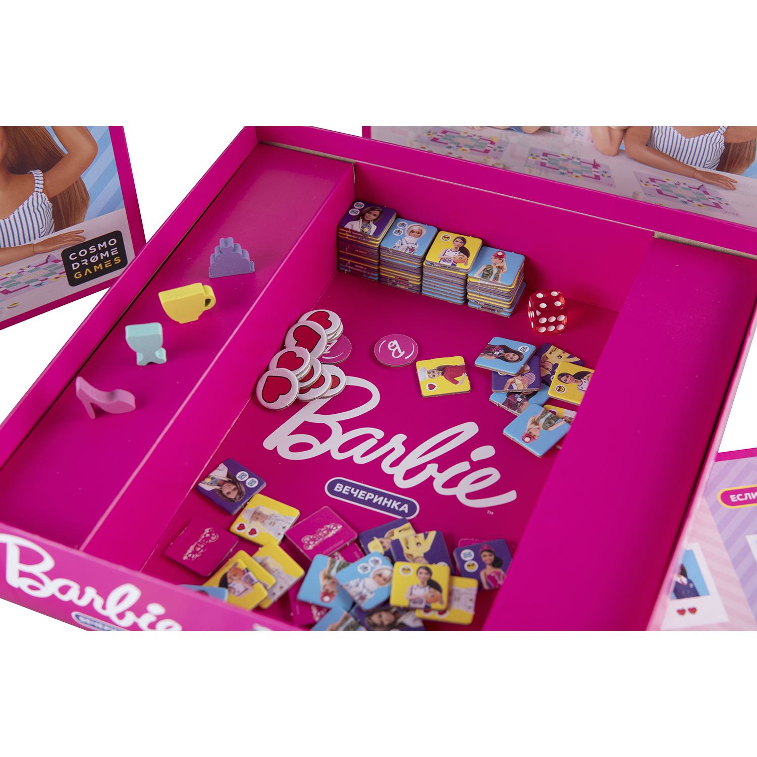 Купить настольная игра Cosmodrome Games Barbie. Вечеринка, цены на  Мегамаркет | Артикул: 100028334010