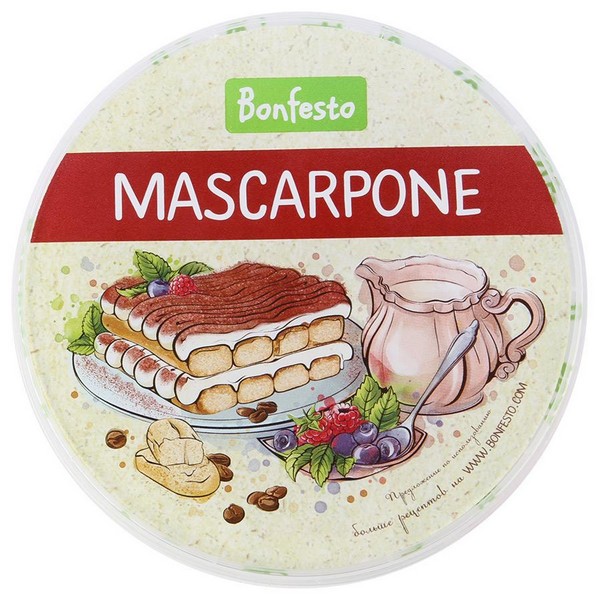 Сыр мягкий Bonfesto Mascarpone 78% 250