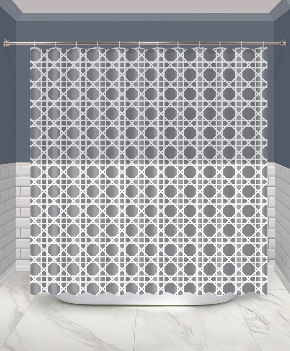 Шторка д ванны. Штора д/ванной 180*200 Master House 60528. Штора д/ванной 180*200 Master House 75266. Штора д/ванной 180*200 Master House 75105. Штора для ванной геометрия, материал полиэтиленвинилацетат, 200х180 см.