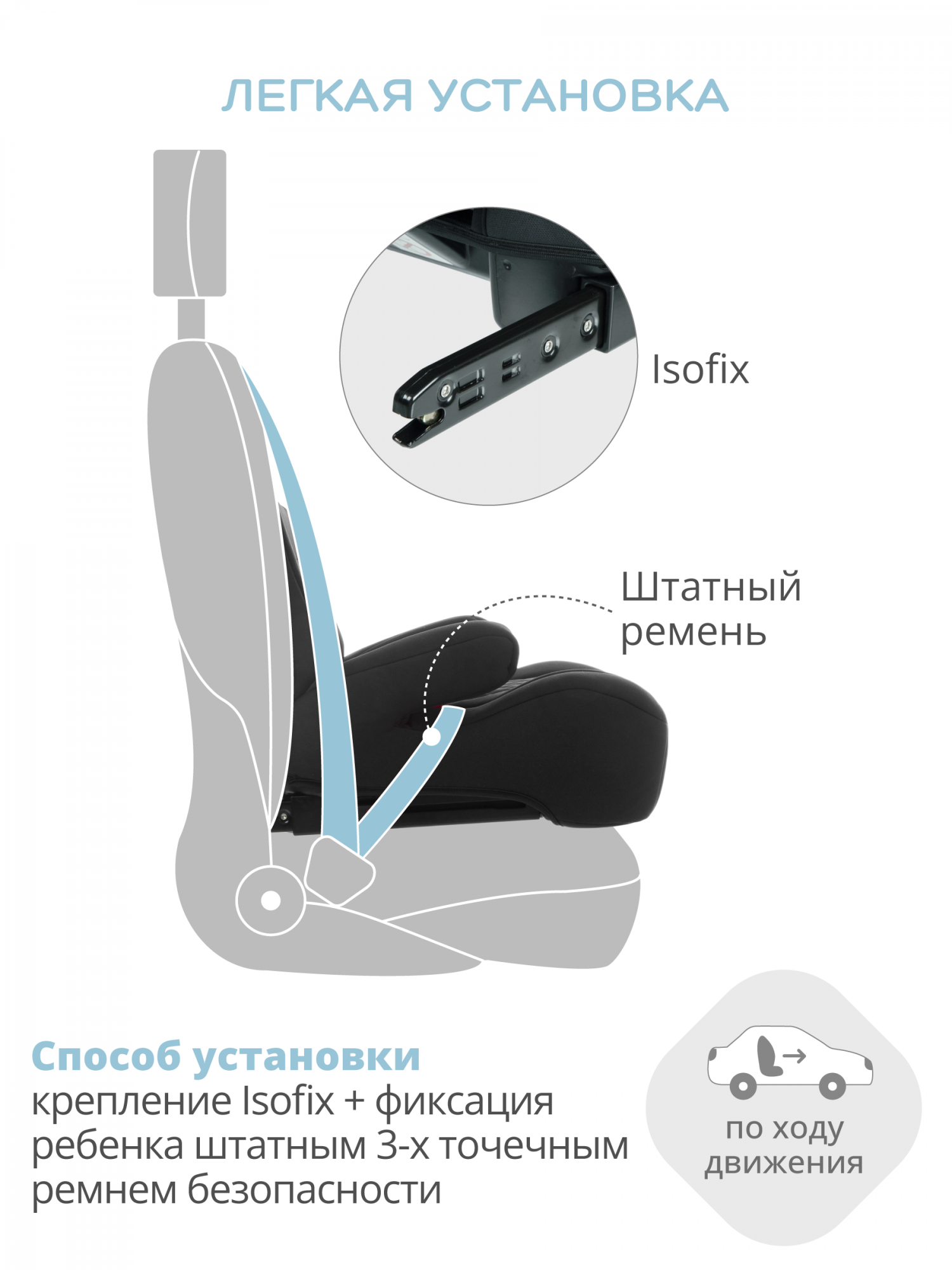 Купить автокресло бустер 2в1 ASTON Isofix от 22 до 36 кг, черный, цены на  Мегамаркет | Артикул: 600011548189